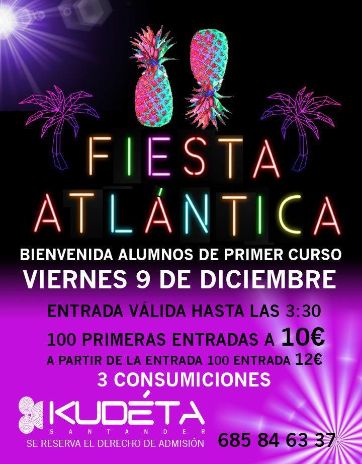 Fiesta Atlántica en el Kudeta de Santander