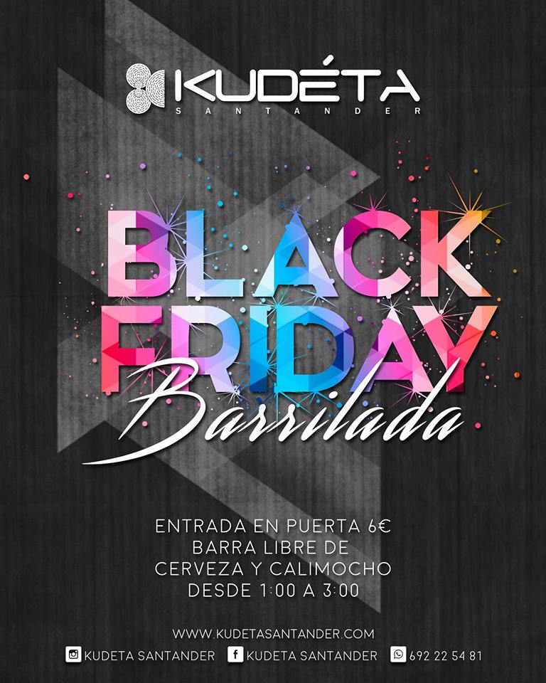 Fiesta Black Friday en el Kudeta de Santander