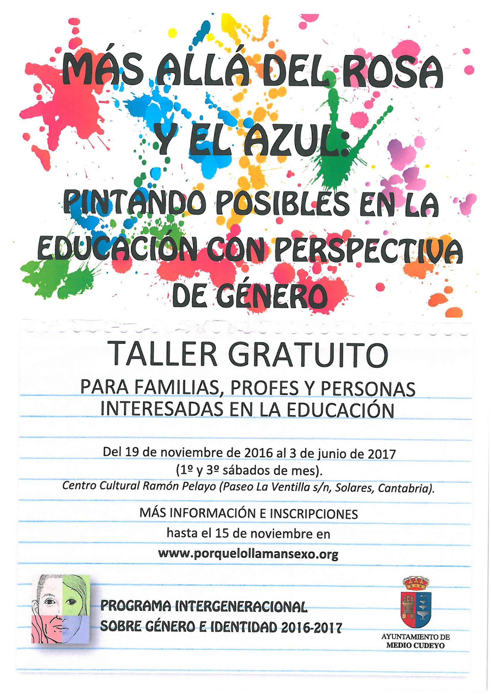 Programa Intergeneracional sobre Género e Identidad 2016-17