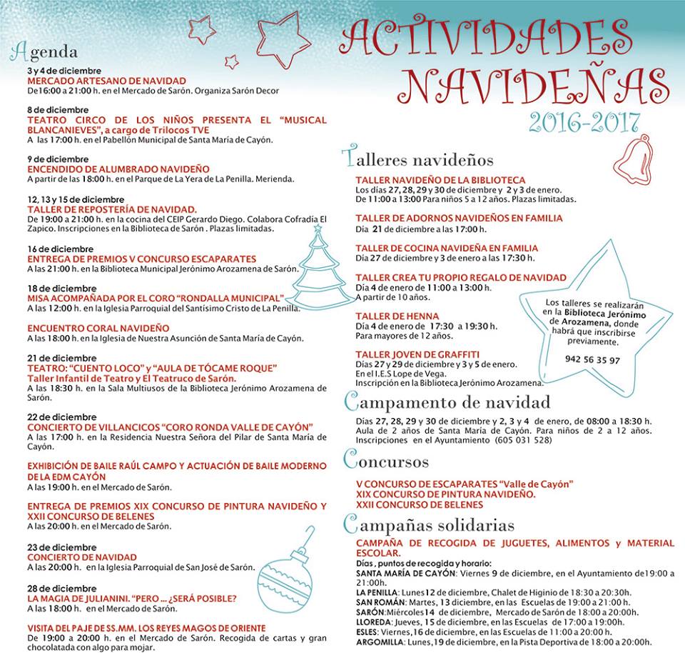 Actividades de Navidad en Cayón