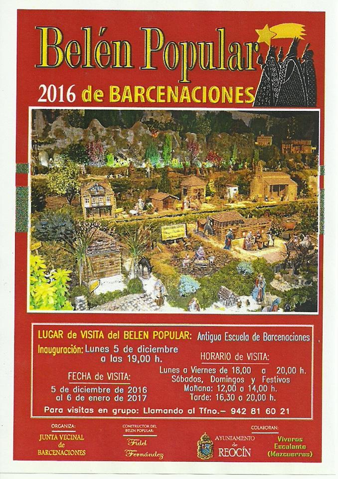 Belén popular de Barcenaciones 2016