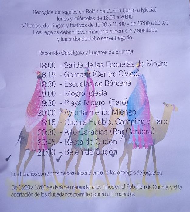 Cabalgata de Reyes en Miengo 2017