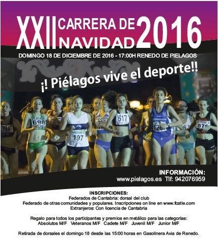 Carrera de Navidad en Renedo 2016