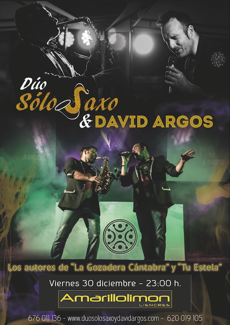 Concierto de Solo Saxo y David Argos en el Amarillolimón de Liencres