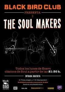 Concierto de Soul Makers en el Black Bird de Santander