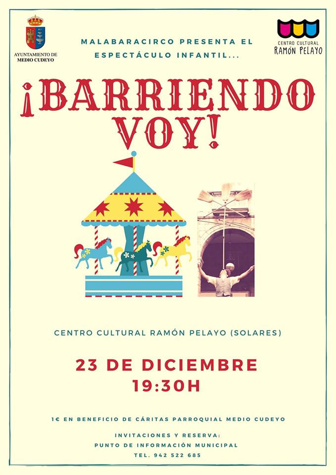 Espectáculo de circo infantil Barriendo Voy en Solares