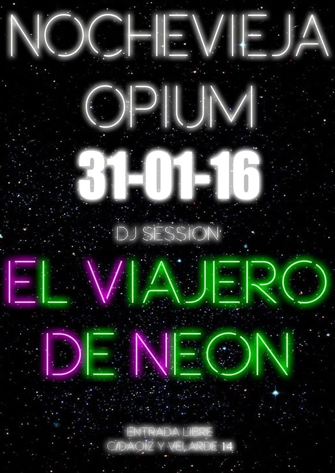 Fiesta de Nochevieja en el Opium de Santander