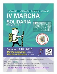 Marcha solidaria y carrera de Navidad en Solares