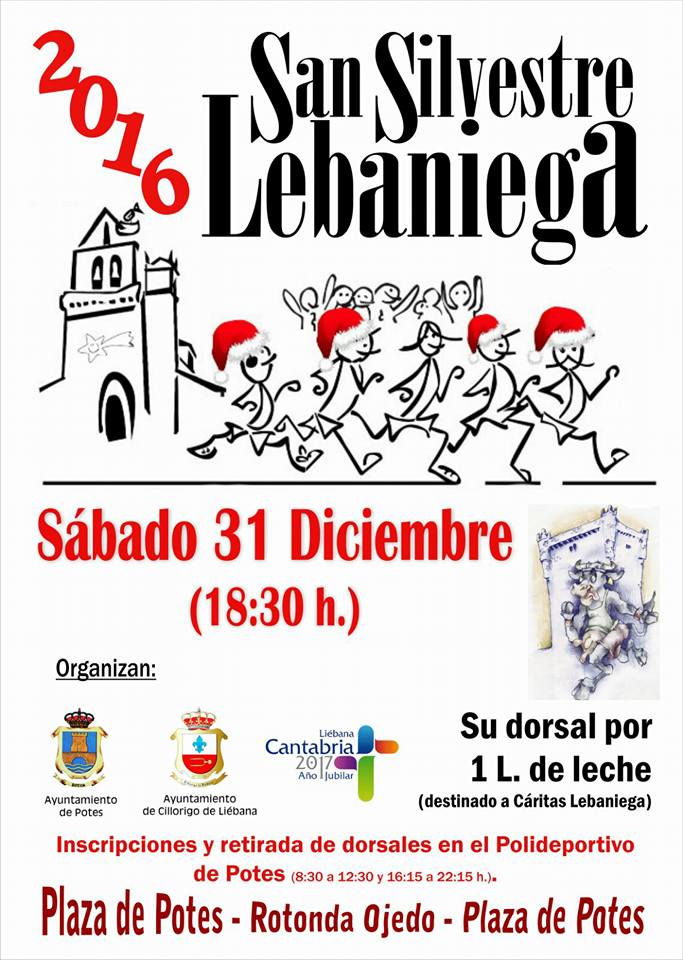 San Silvestre Lebaniega en Potes 2016