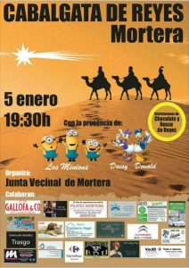 Cabalgata de Reyes en Mortera 2017