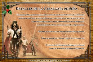 Cabalgata de Reyes de Seña y Auto Sacramental 2017