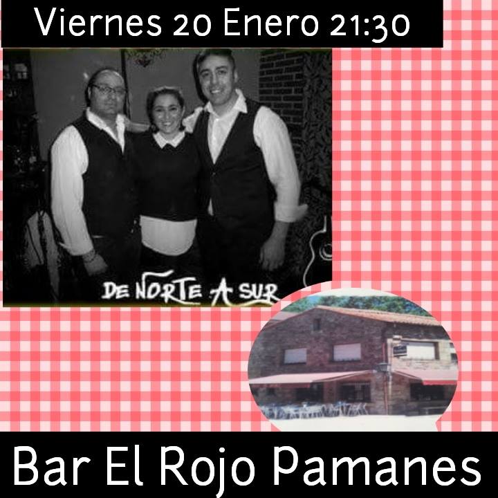 Concierto de De Norte a Sur en El Rojo de Pámanes
