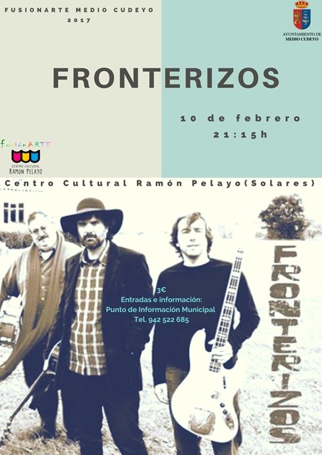 Concierto de Fronterizos en el Centro Cultural Ramón Pelayo de Solares