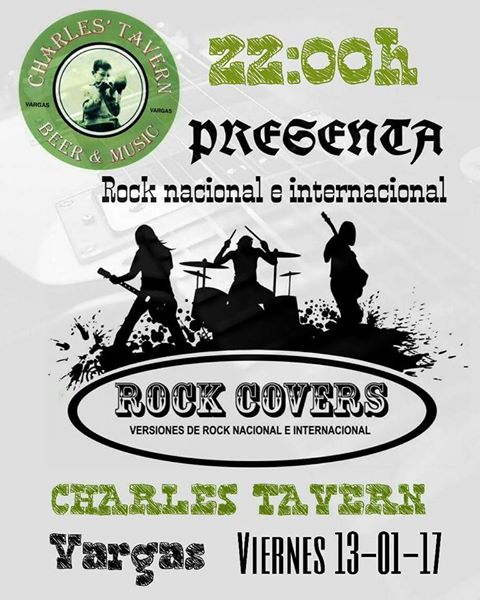 Concierto de Rock Covers en el Charles Tavern de Vargas