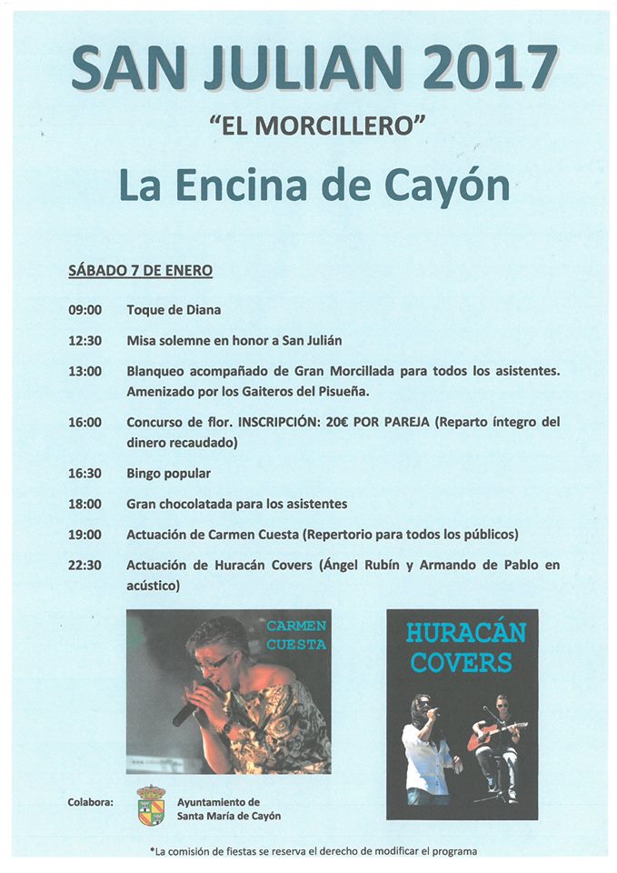 Fiestas de San Julián en La Encina de Cayón 2017