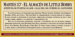 Concierto de Terry Lee Hale y Mehnai en el Little Bobby de Santander
