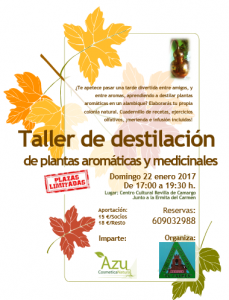 Taller de destilación y colonias naturales en Igollo de Camargo.