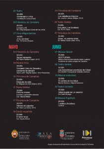 Programación de la Sala Bretón de Astillero