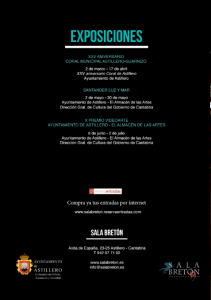 Programación de la Sala Bretón de Astillero
