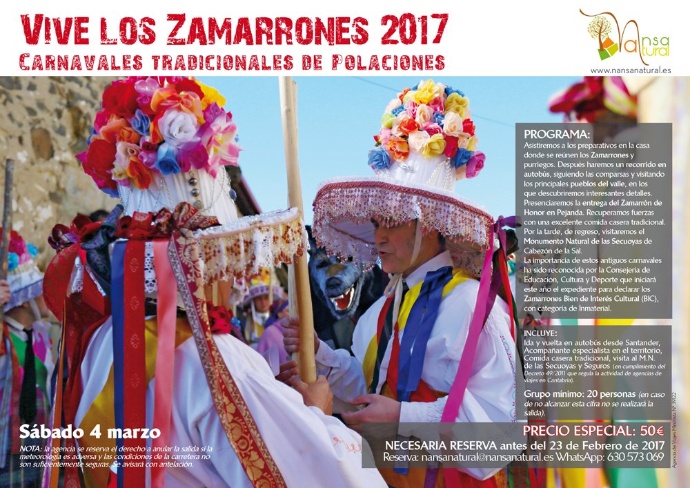 Carnaval de Los Zamarrones en Polaciones 2017