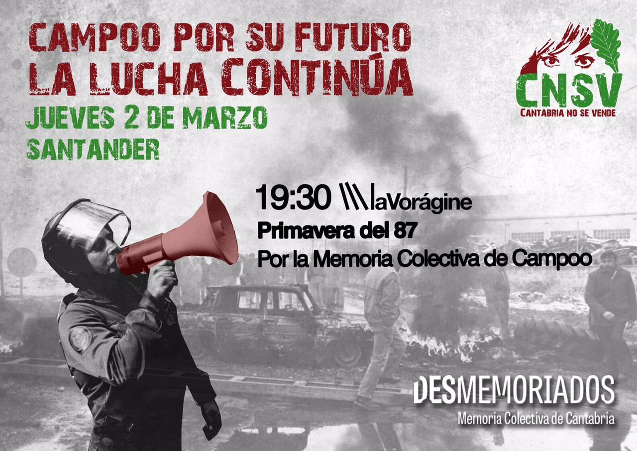 Charla por la memoria colectiva de Campoo en La Vorágine de Santander