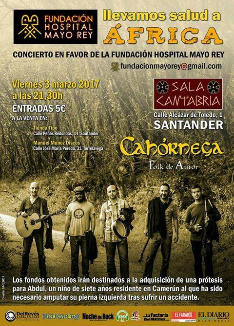 Concierto Benéfico de Cahornega en la Sala Cantabria de Santander