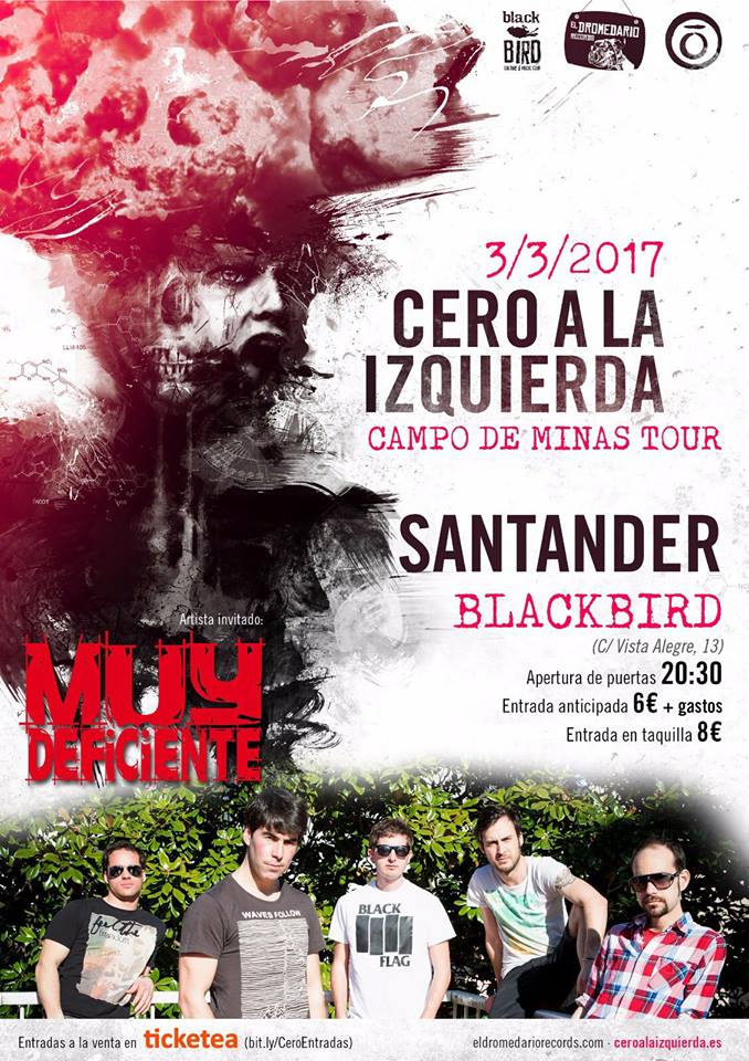 Concierto de Cero a la Izquierda en el Black Bird de Santander