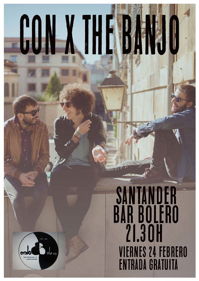 Concierto de Con X the Banjo en el Bolero de Santander
