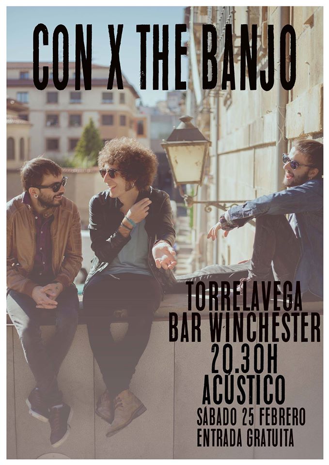 Concierto de Con X the Banjo  en el Winchester de Torrelavega