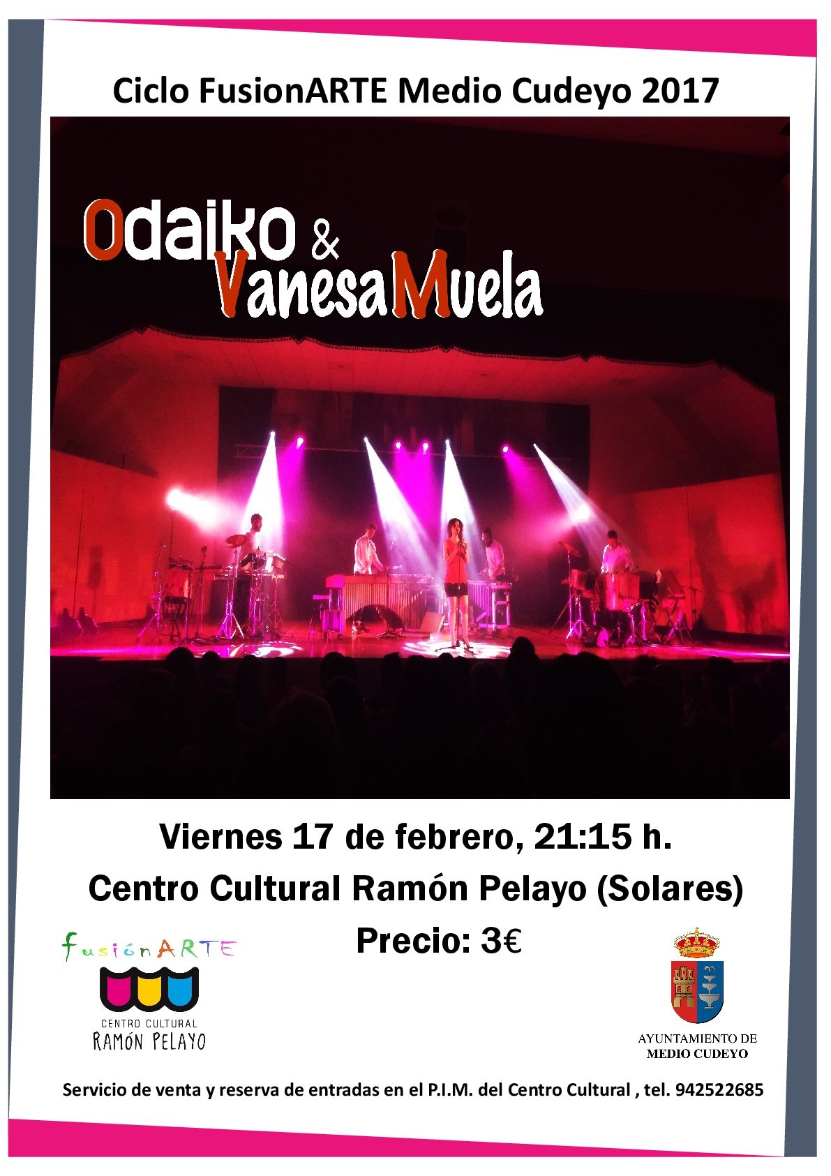 Concierto de  ODAIKO Y VANESA MUELA en el Centro Cultural Ramón Pelayo de Solares