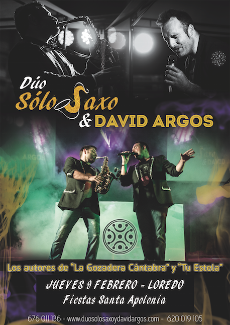 Concierto de Solo Saxo y David Argos en Loredo