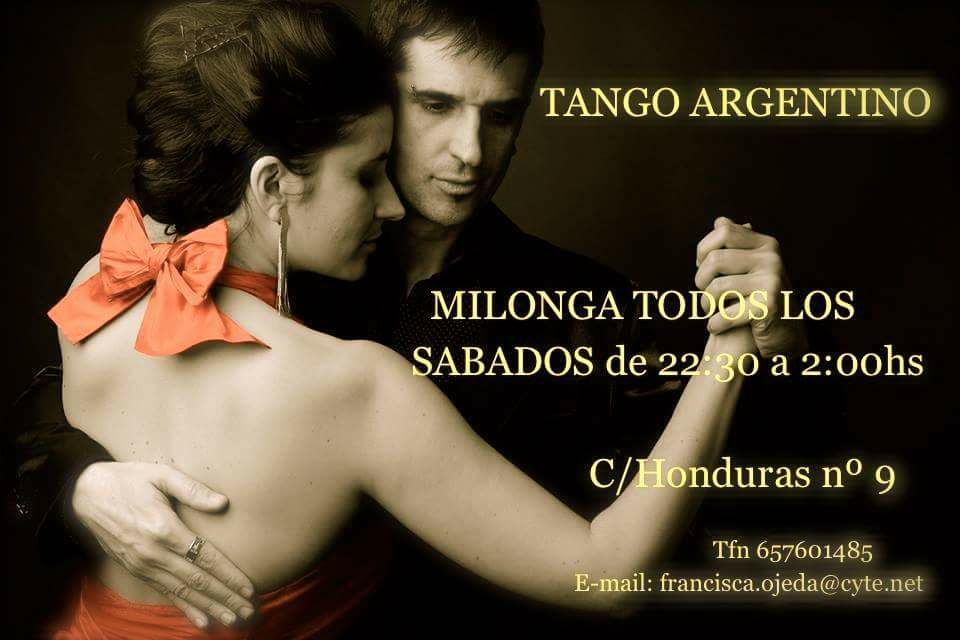 Milonga  en la Asociación cultural de La Encina ded Santander