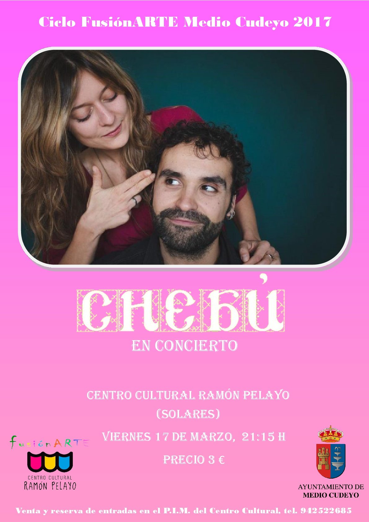 Concierto de Chebú en el cenro cultural Ramón Pelayo de Solares