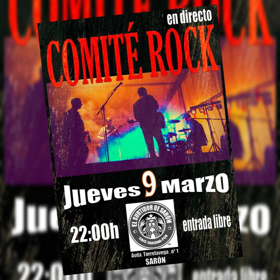 Concierto de Comité Rock en el Surtidor de Sarón