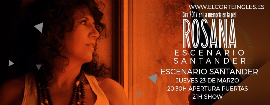 Concierto de Rosana en Escenario Santander
