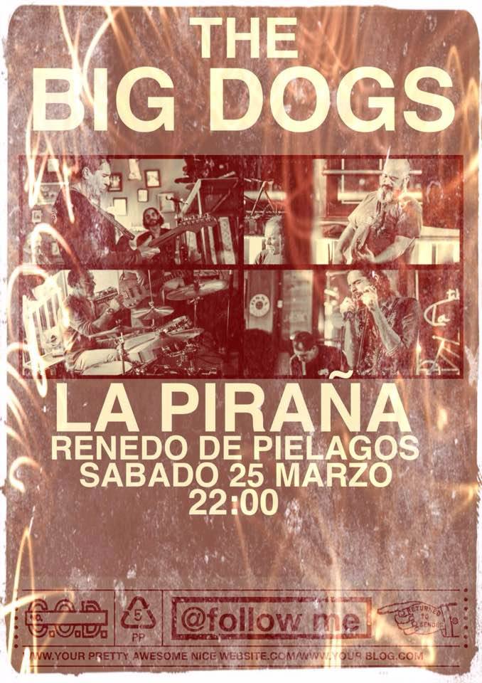 Concierto de The Big Dogs en La Piraña de Renedo