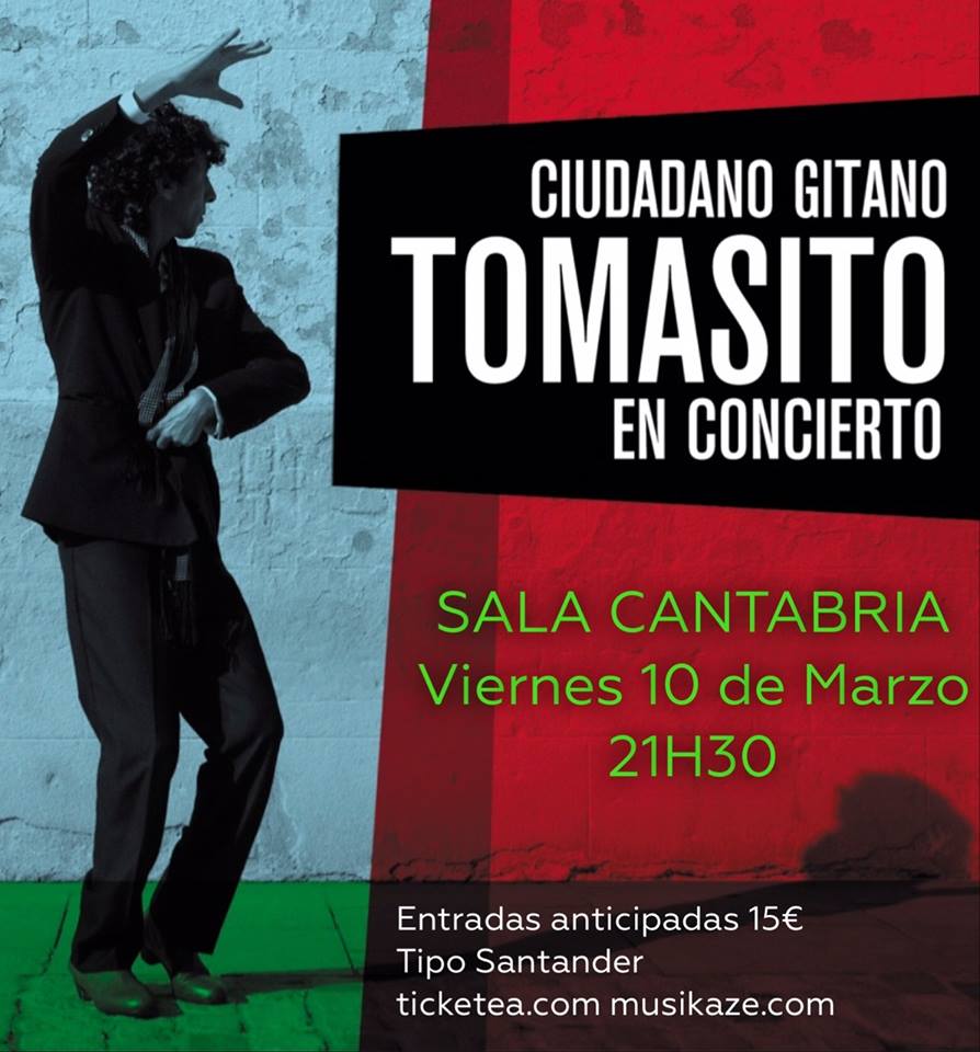 Concierto de Tomasito en la Sala Cantabria de Santander