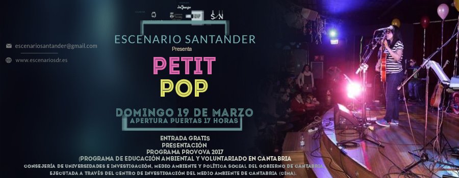 Concierto del grupo Petit Pop en Escenario Santander