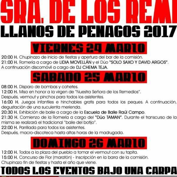Fiestas de Nuestra Señora de los Remedios en Llanos de Penagos 2017