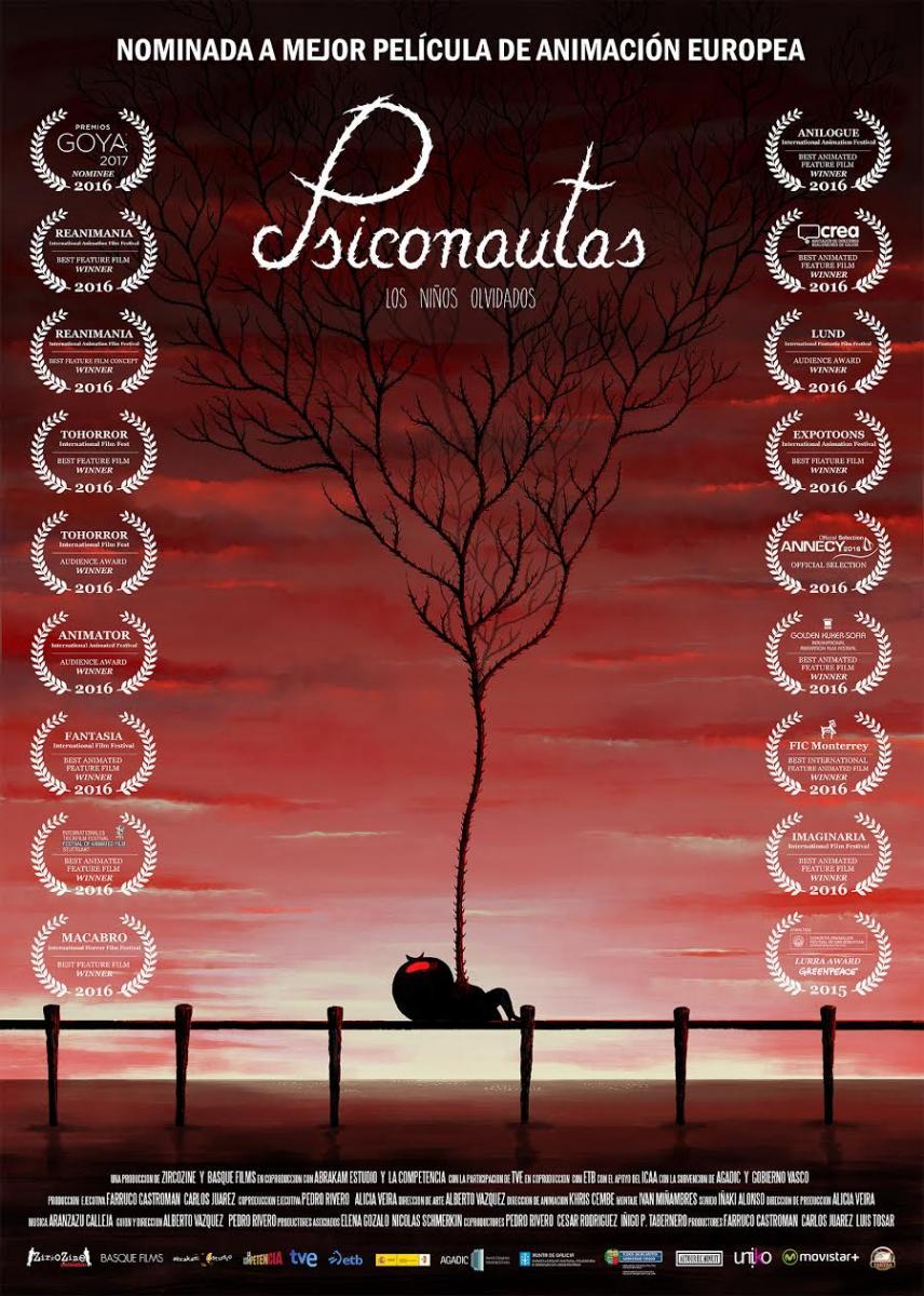 Película Psiconautas y el Cortometraje Decorado en Casyc de Santander