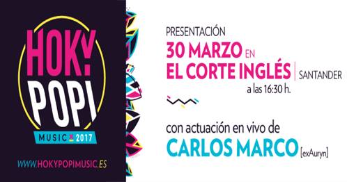 Presentación del Hoky Popi Music en el Corte Inglés de Santander
