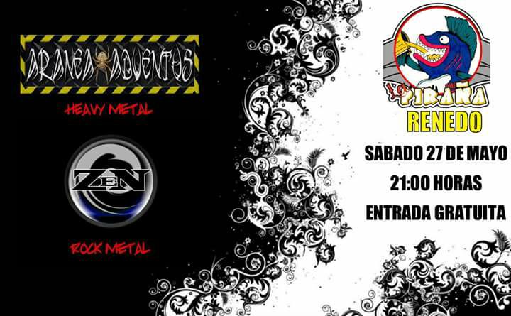 Concierto de Aranea Adventus + Zen en La Piraña de Renedo