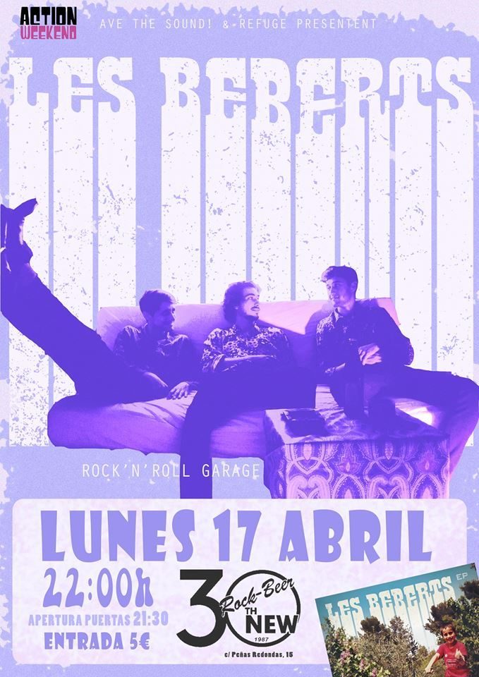 Concierto de Le Beberts en el Rock Beer the New de Santander