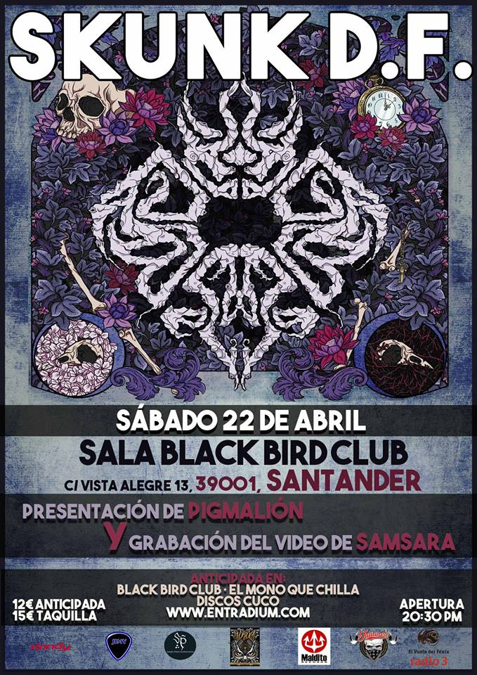 Concierto de SKUN D.F. en el Black Bird de Santander