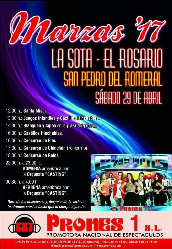 Fiesta de Las Marzas 2017 en San Pedro del Romeral