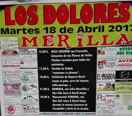 Fiesta de los Dolores en Merilla 2017