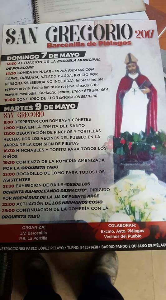 Fiestas de San Gregorio en Barcenilla de Piélagos 2017