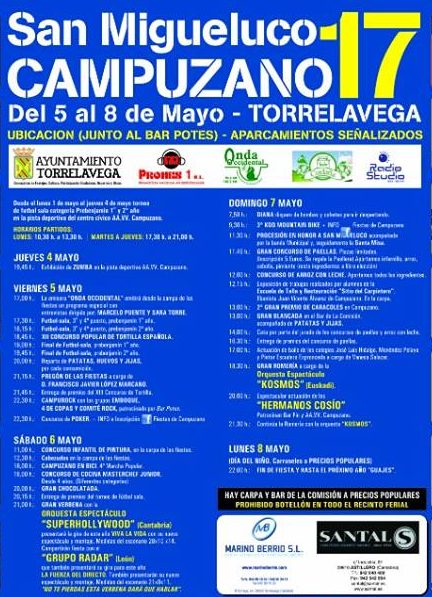 Fiestas de San Migueluco en Campuzano 2017