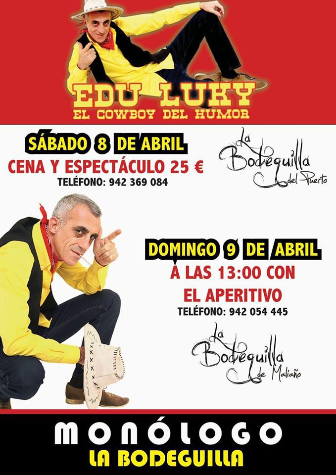 Monólogo de Edu Luky en La Bodeguilla del Puerto
