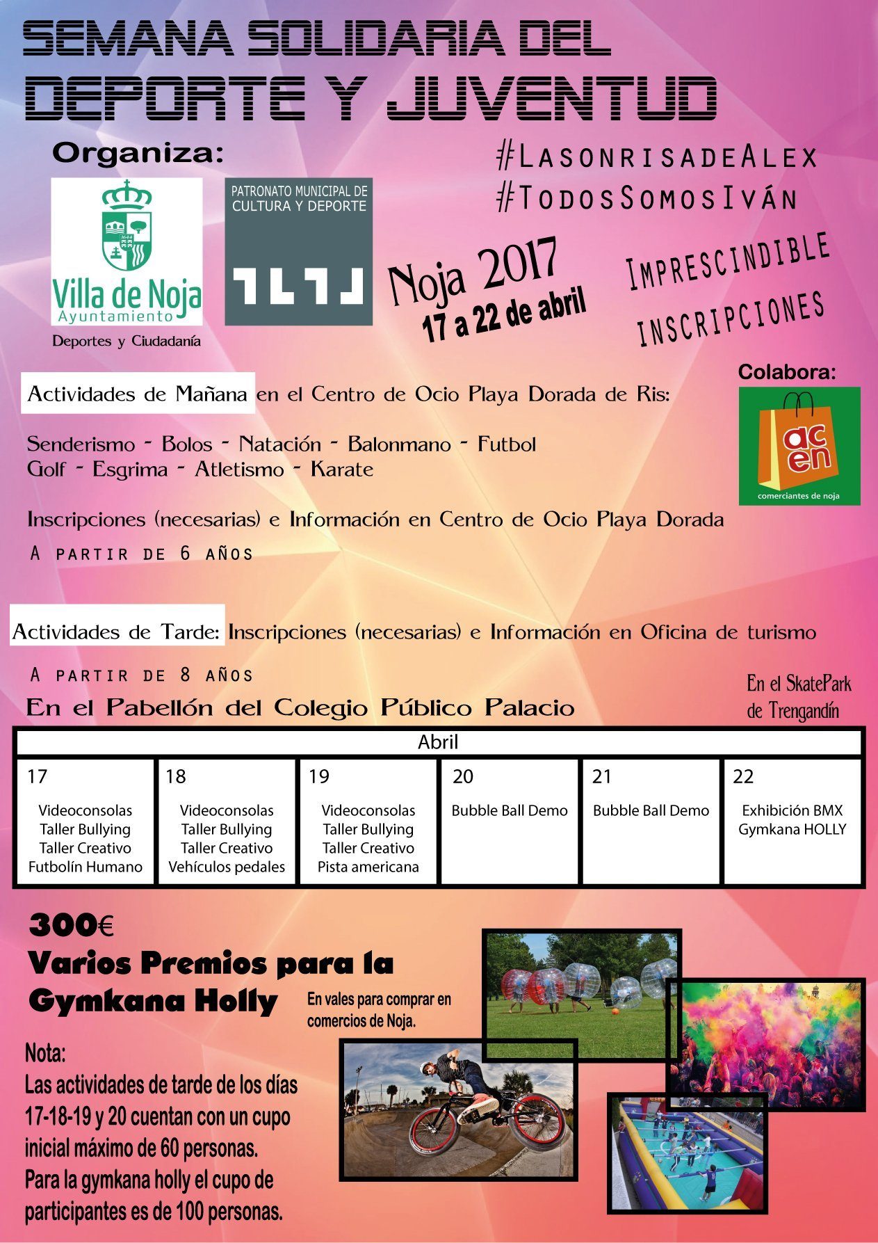 Semana solidaria del deporte y la juventud en Noja
